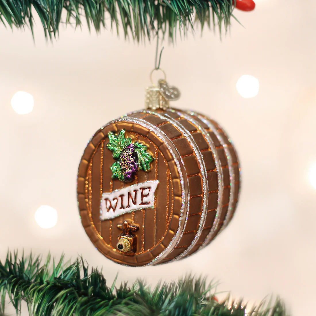 Wine Barrel Ornament