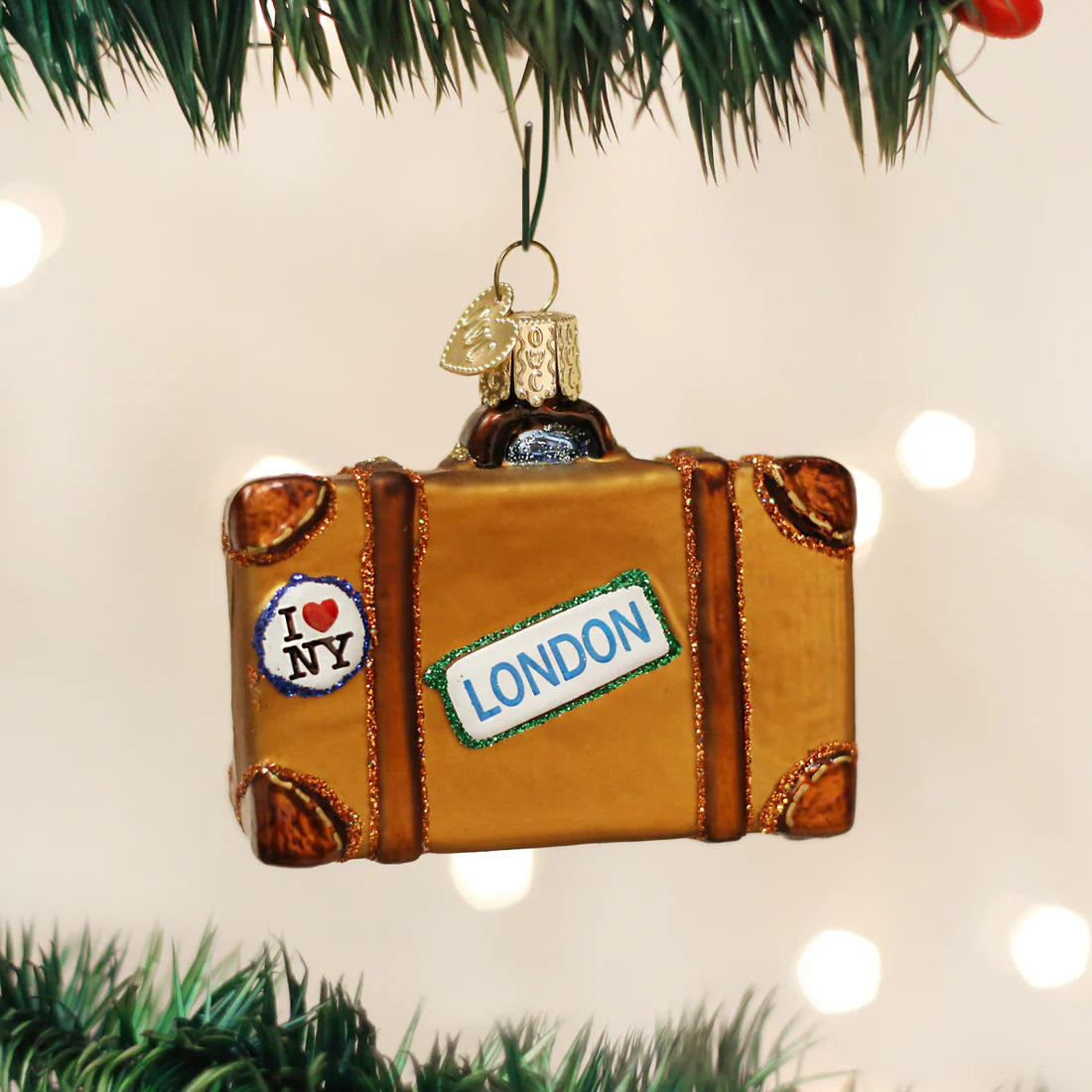 Rolling Suitcase Ornament