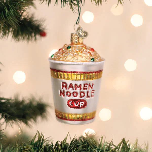 Ramen Noodle Cup Ornament