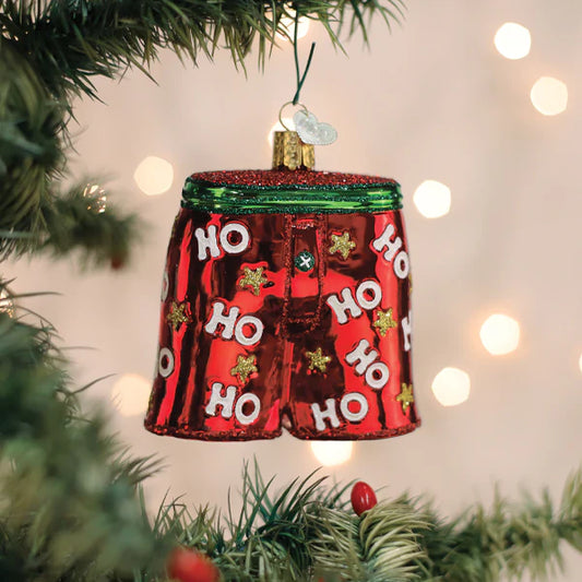 Holiday Boxer Shorts Ornament