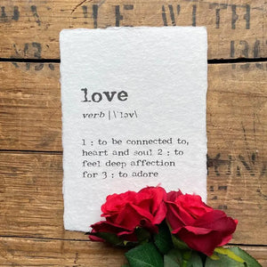 Love Definition Print