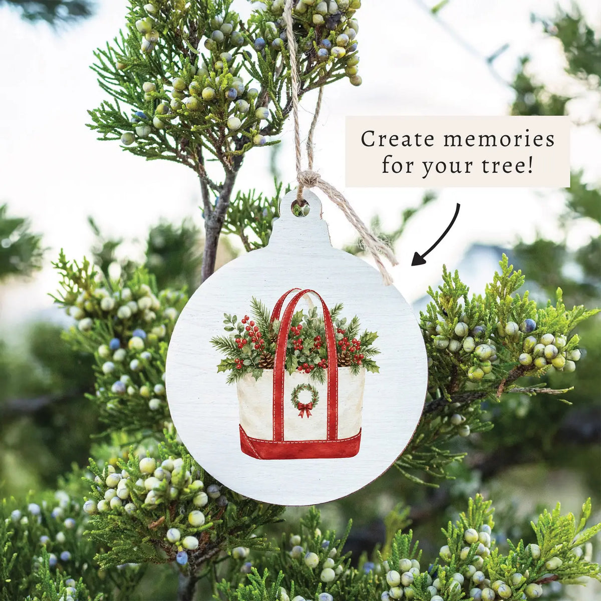 Ornament - Xmas Boat Tote