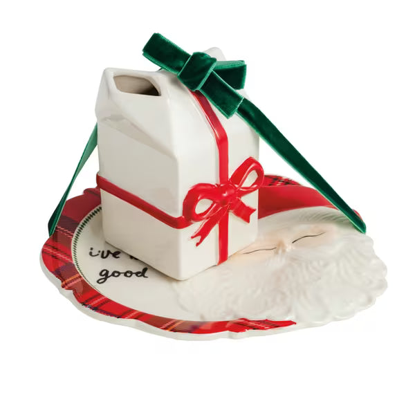 Cookie Plate & Milk Set