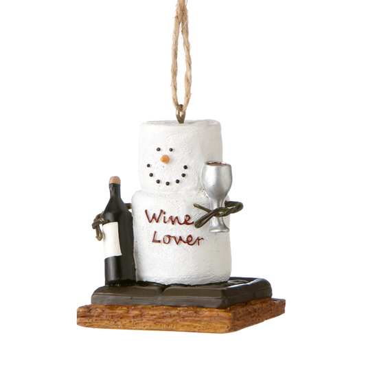 Smore's Wine Lovers Ornament