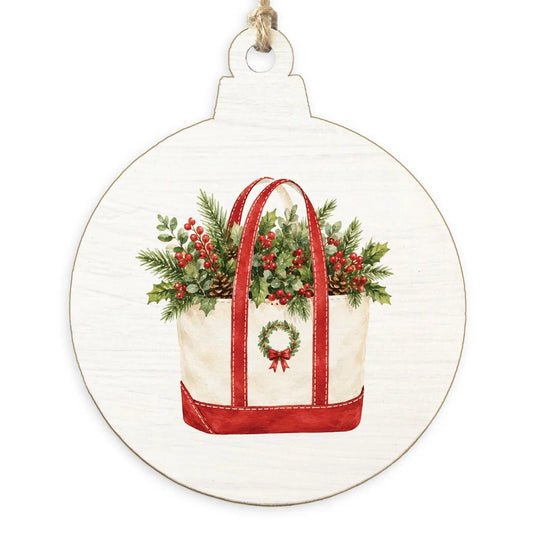 Ornament - Xmas Boat Tote