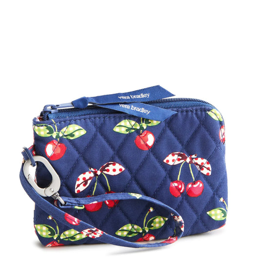 Clip & Zip Wallet - Cherry