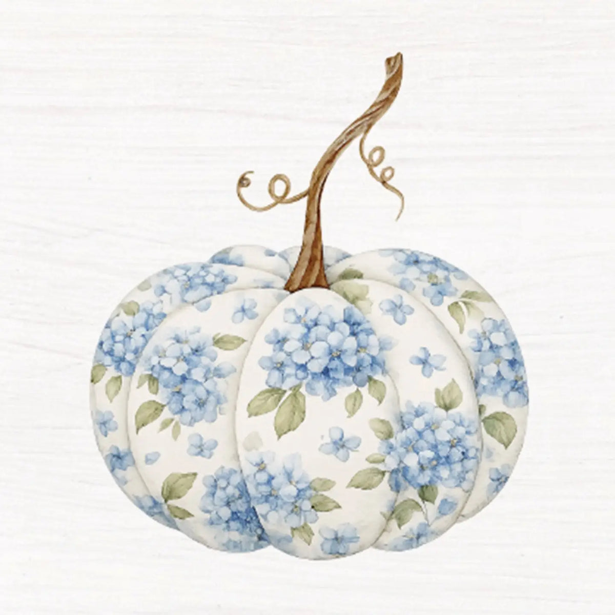 Block - Hydrangea Pumpkin