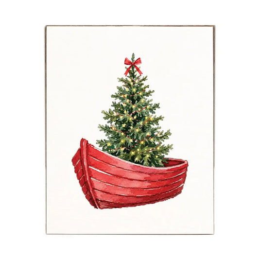 Block - Tree In Boat