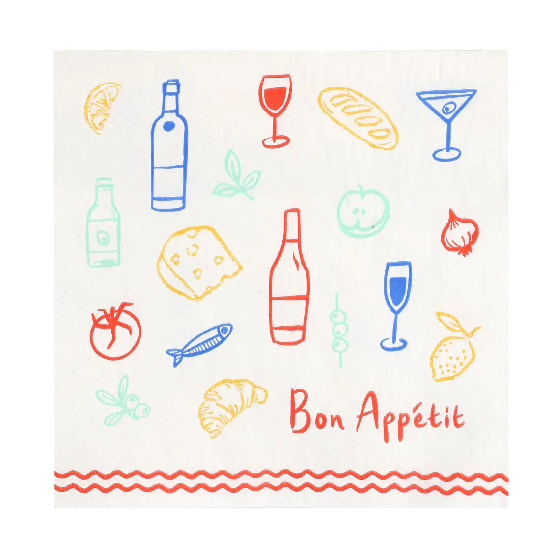 Paper Naplkins - Bon Appetit
