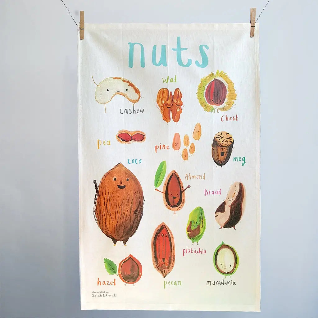 Tea Towel - Nuts