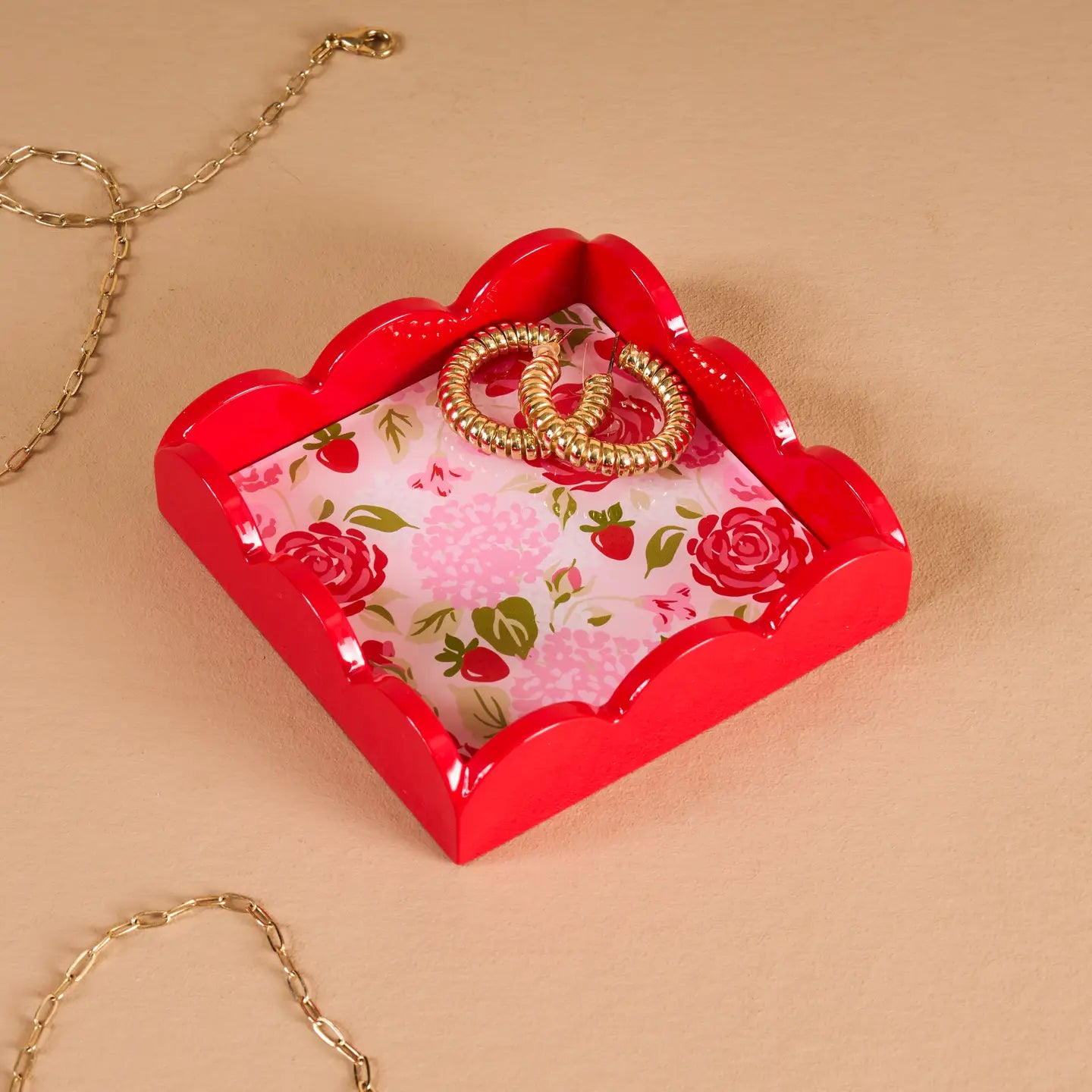 Trinket Tray - Rose Garden
