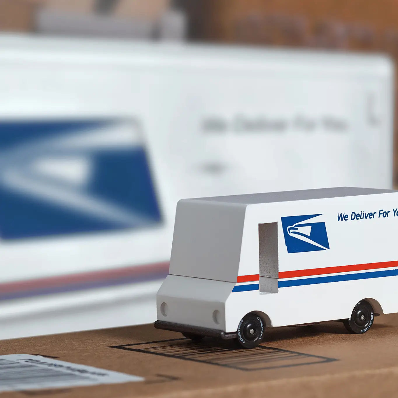 Push Toy - USPS Mail Truck