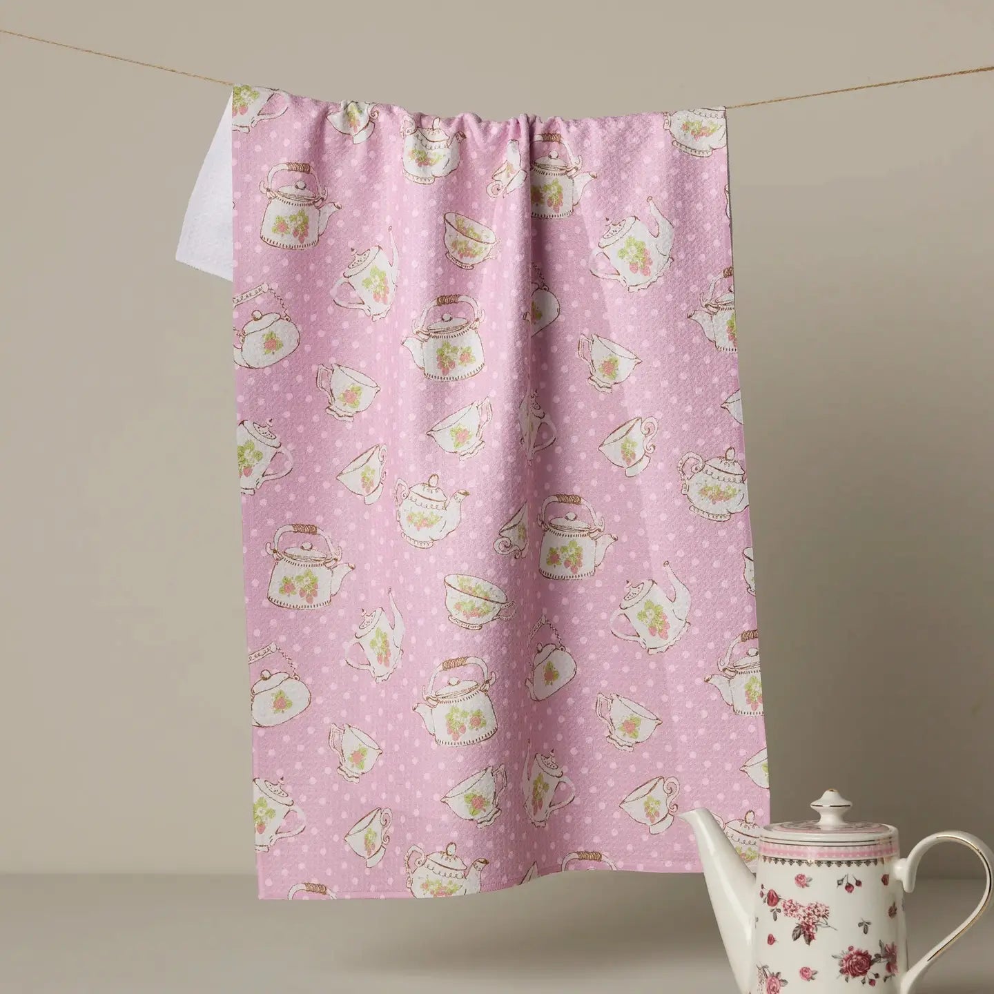 Dish Towel - Strawberry Tea