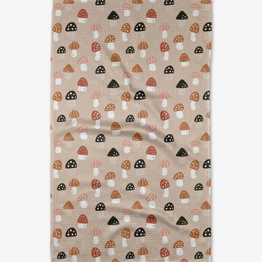 Dish Towel - Fall Mushroom Harvest