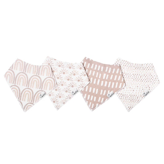 Set of 4 Bandana Bibs - Bliss