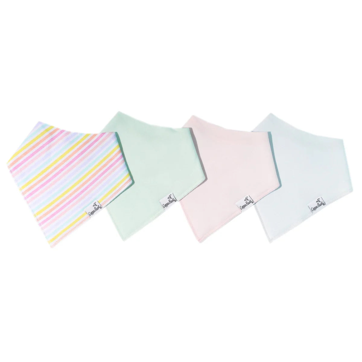 Set of 4 Bandana Bibs - Lucky
