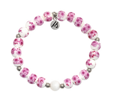 Pink Floral Moments Bracelet