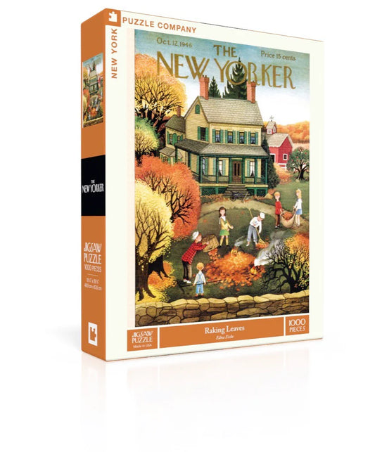 Puzzle - Raking Leaves