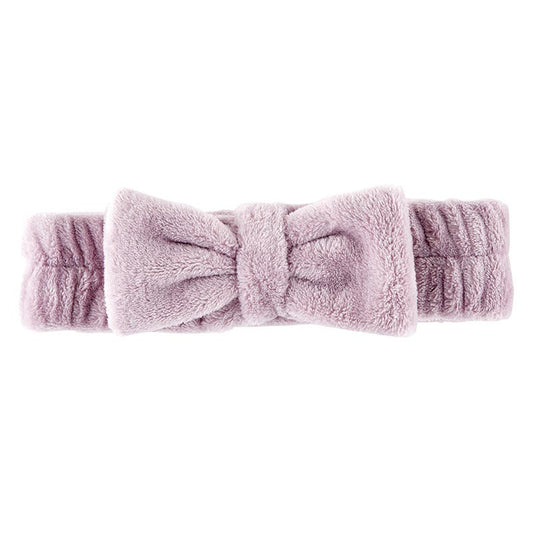 Spa Bow Headband - Lilac Ash