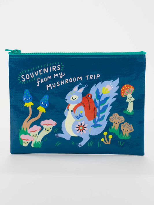 Mushroom Trip Zip Pouch