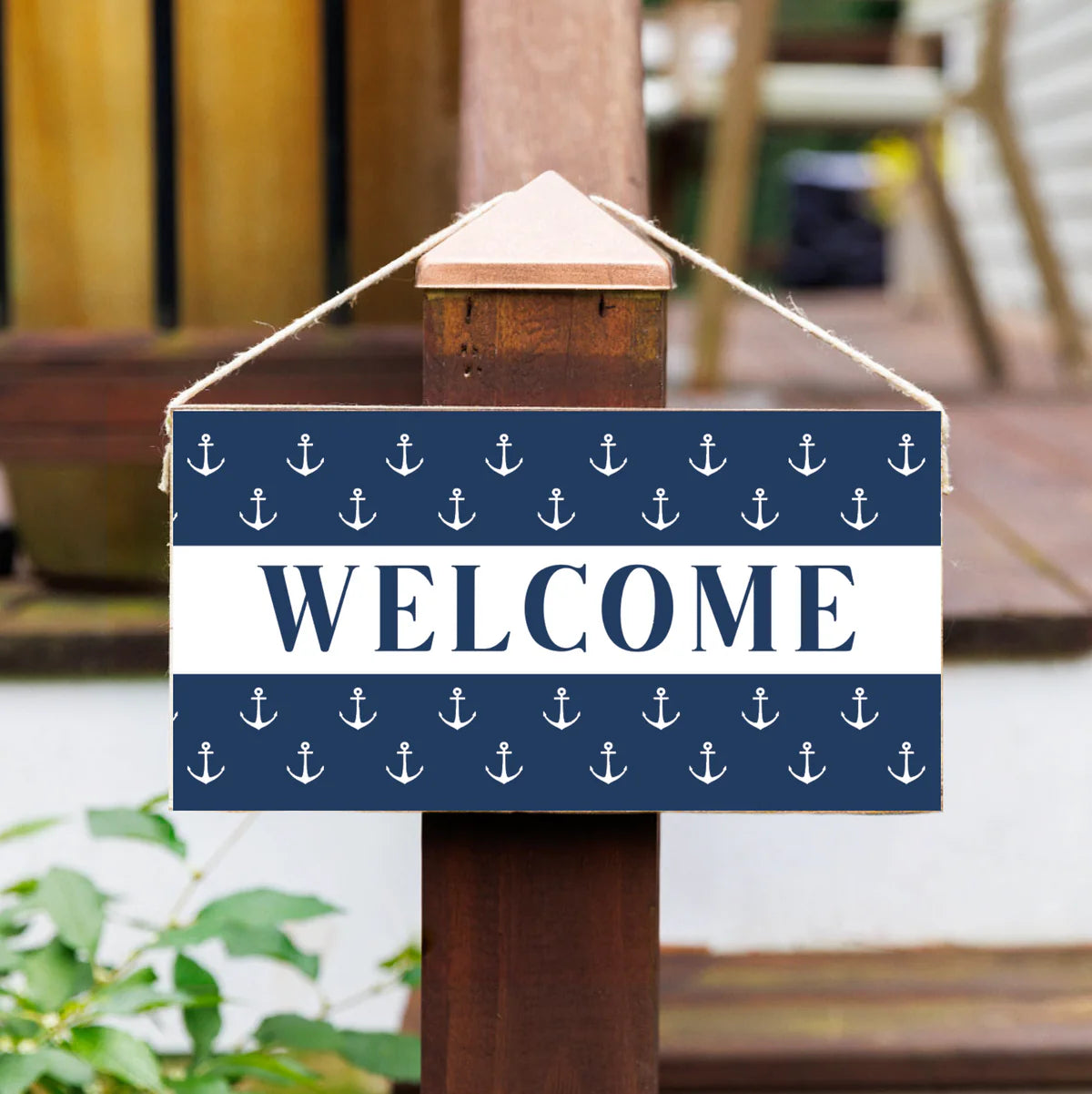 Welcome Sign - Scattered Anchors – Sativa
