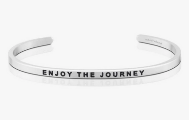 Enjoy the Journey Mantra Band - Silver
