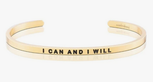 I Can and I Will Mantra Band - Gold