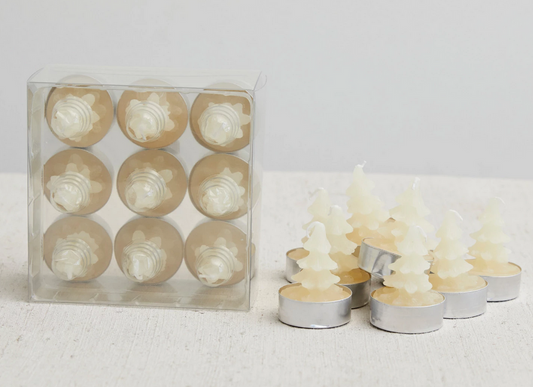 Eggnog Tealights - Set of 9