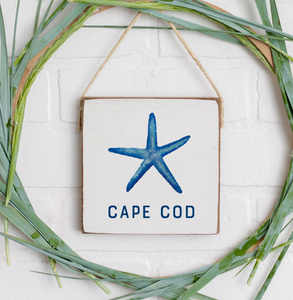 Square Twine Cape Cod Starfish Twine Sign