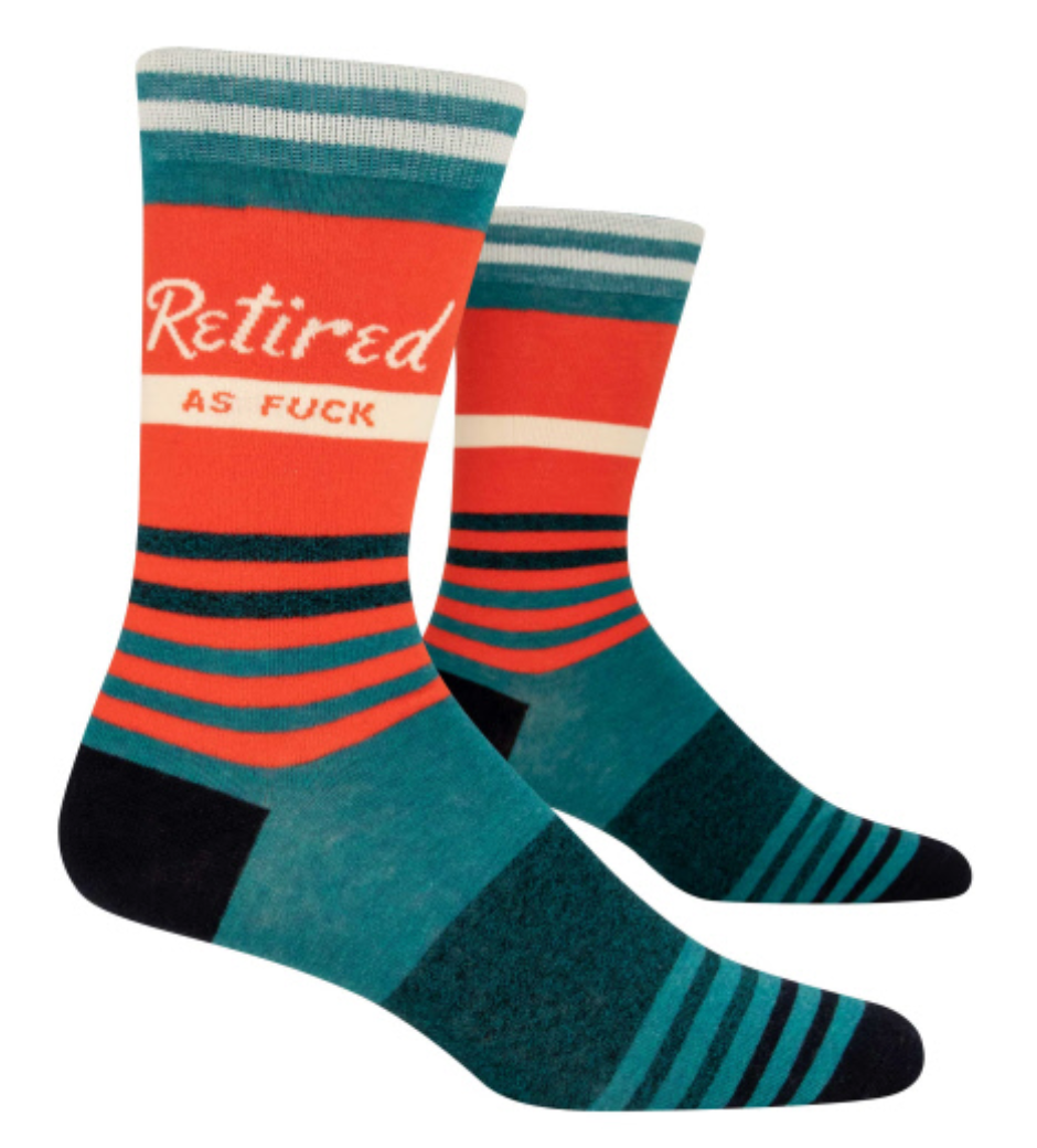 Retired As Fuck Men's Socks