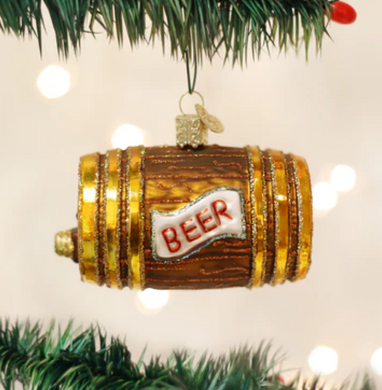 Beer Keg Ornament