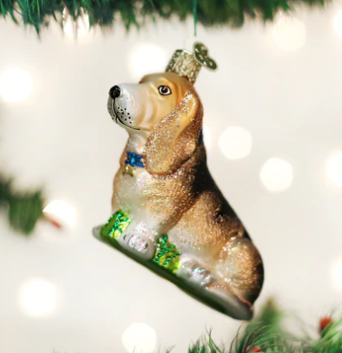 Bassett Hound Ornament