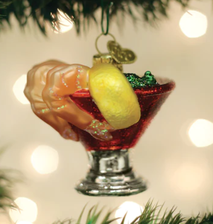 Shrimp Cocktail Ornament