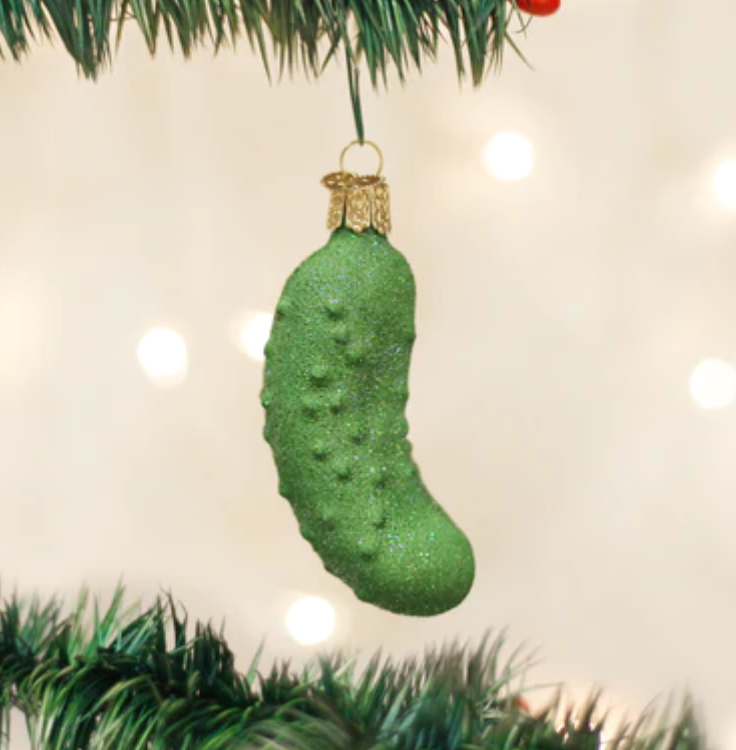 Glistening Pickle Ornament
