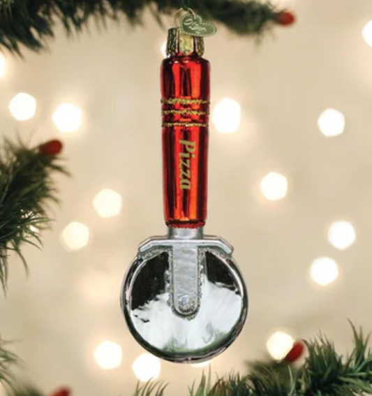 Pizza Cutter Ornament