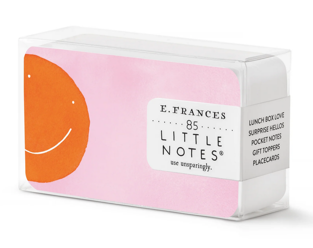 Orange Smiley Little Notes