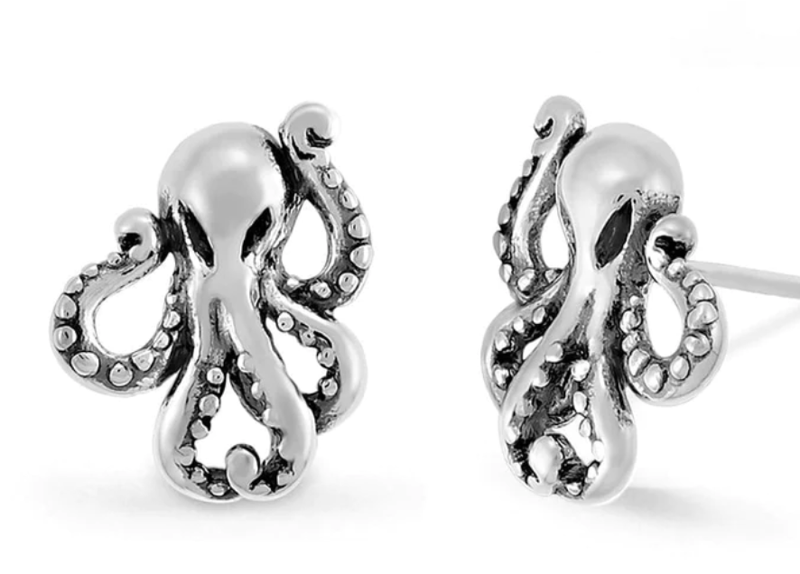 Octopus Stud Earring