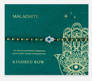 Bracelet - Malachite Hamsa