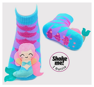 Boogie Toes Socks - Rainbow Mermaid