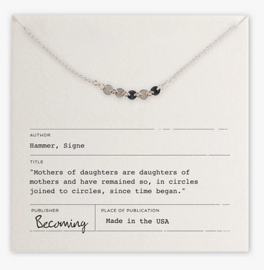 Mothers & Daughters Necklace - Silver