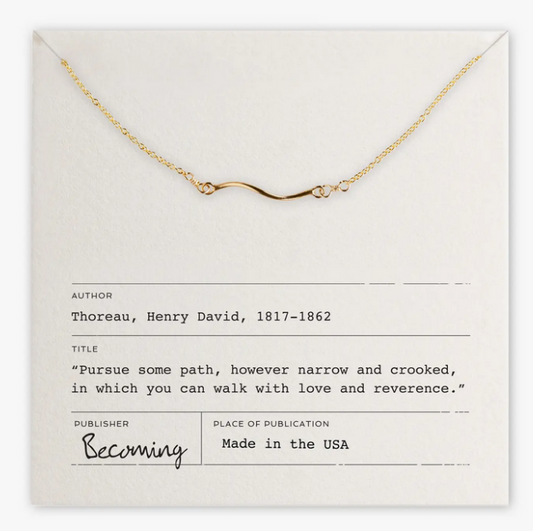 Path Necklace - Gold