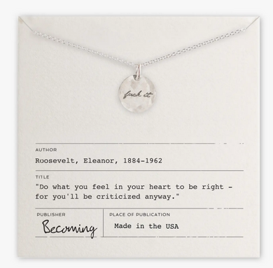 Fuck It Necklace - Sterling Silver