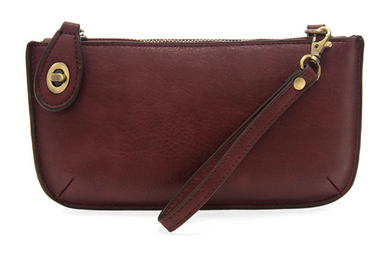 Mini Crossbody Wristlet Clutch - Red Violet