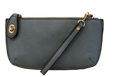Mini Crossbody Wristlet Clutch - Dark Chambray