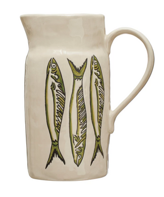 Sardine Stoneware Pitcher