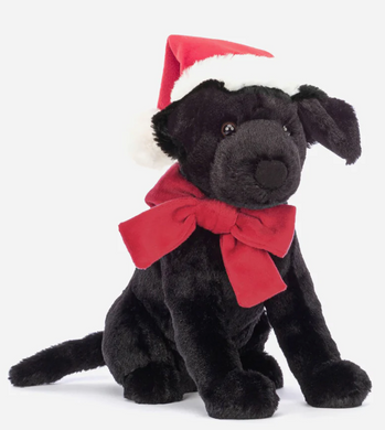 Winter Warmer Pippa Black Labrador Plush