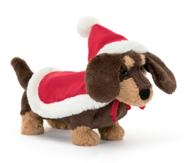 Winter Warmer Otto Sausage Dog Plush