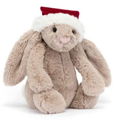 Bashful Christmas Bunny Plush