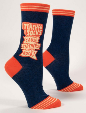 Teachers Rock Crew Socks