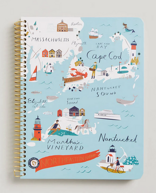 Northeastern Harbors Ruled Spiral Notebook